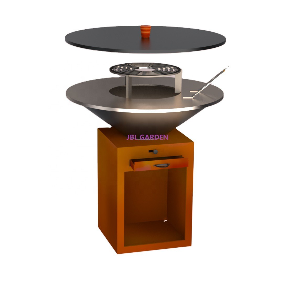 Corten metal grill BBQ (1) Corten metal grill BBQ (1)