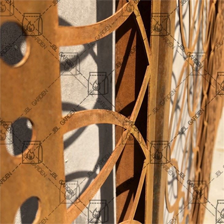 Model Corten Steel Fence Panel