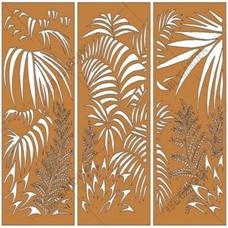 Metal Laser Cutting Screen Fence Panel