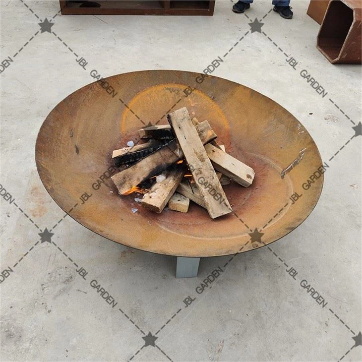 Round Corten Steel Fire Bowls
