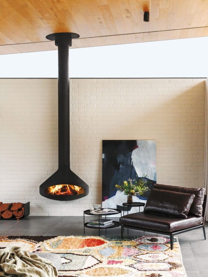 Black Fireplace