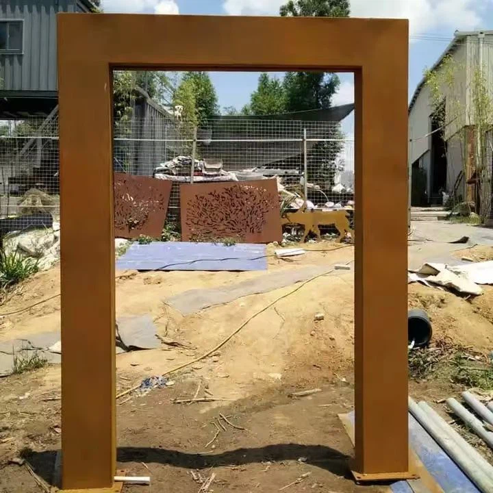 Oceľová fontána Corten