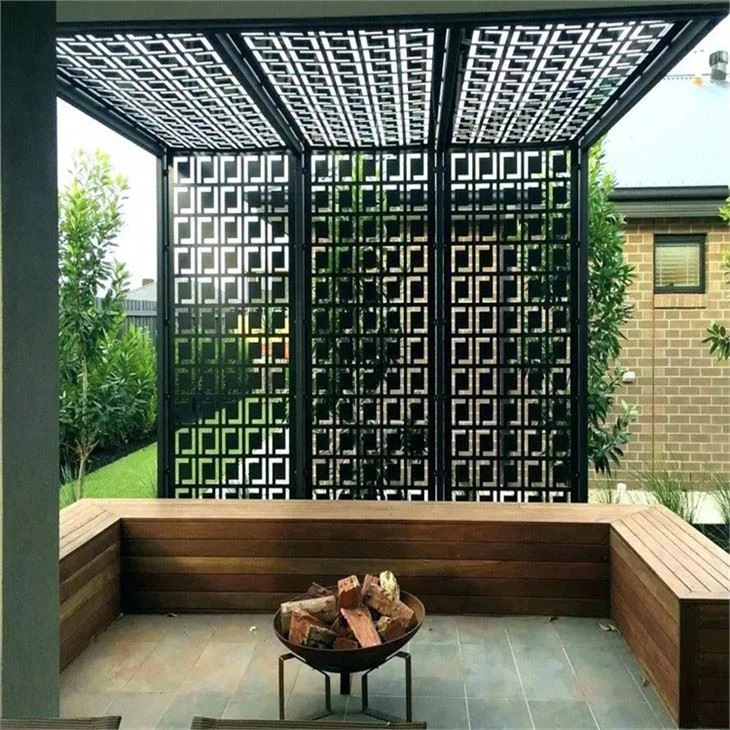 Corten Steel Garden Screens