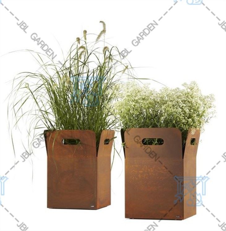 Corten Steel Trough Planter