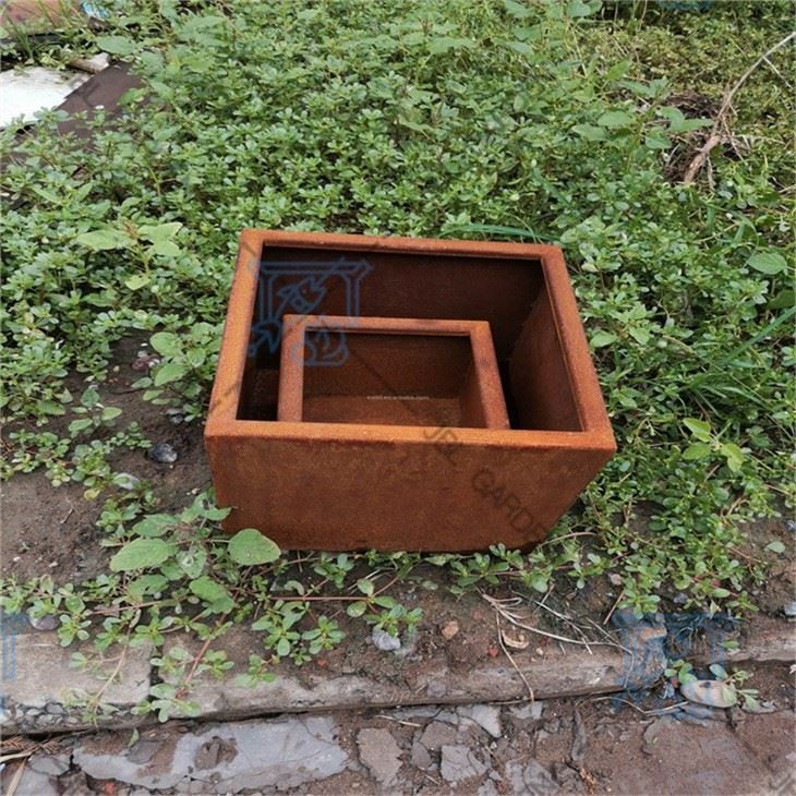 Corten Steel Trough Planter