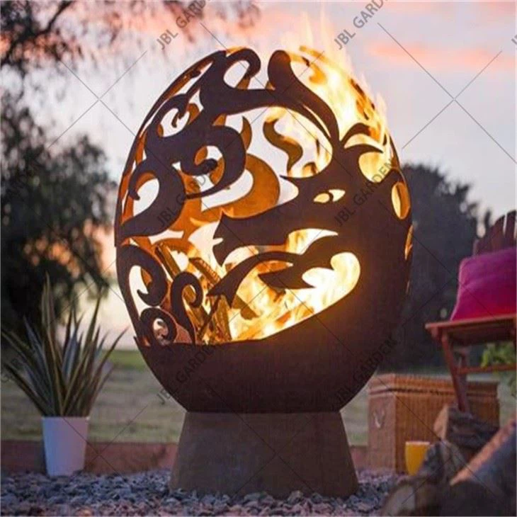 Fire Pit Ball Outside Decoration