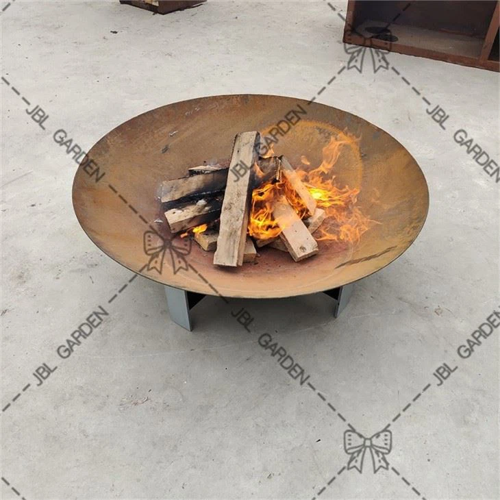 Metal Fire Pit And Water Bowl