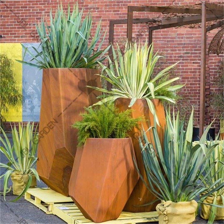 Metal Plant Pots Outdoor