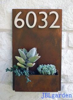 Metal Wall Basket Trough Planter