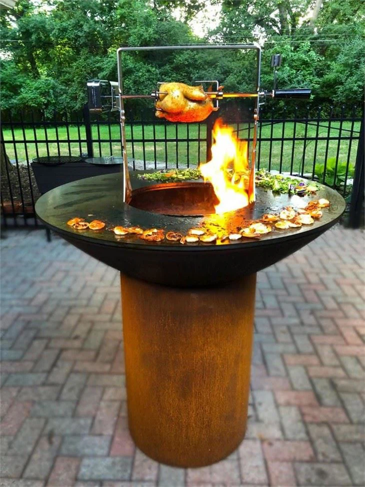 OFYR Kovové ohnisko Barbecue Grill BBQ