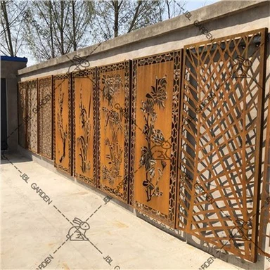 Oceľový plotový panel Marrakech Corten