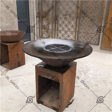 Hrdzavý štýl BBQ pre veľké zaťaženie