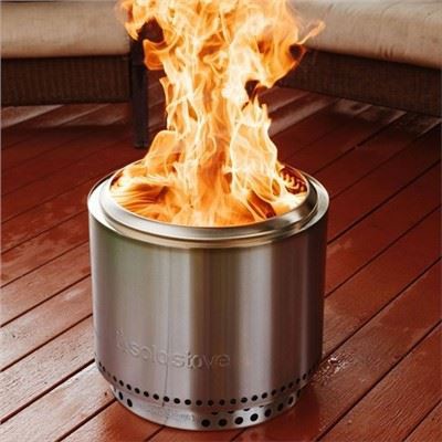 Nerezová bezdymová pec s grilom