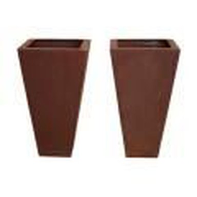 Oceľové moderné kvetináče