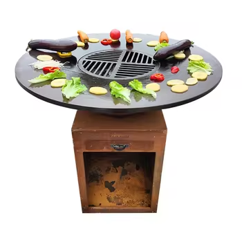 Charcoal Corten Steel Barbecue