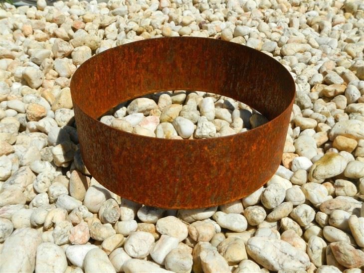 CortenvSteel Open Bottom Planter Bed factory