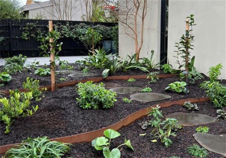 Flexible Corten Steel Landscaping Edging For Curved Garden Designs best