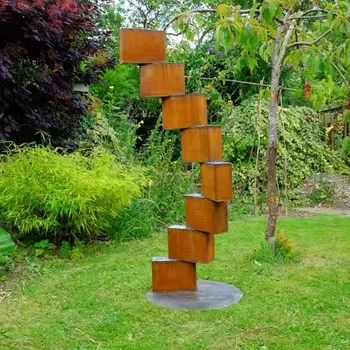 Garden Steel Abstract Sculpture