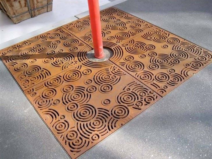 Garden Steel Tree Gates factory