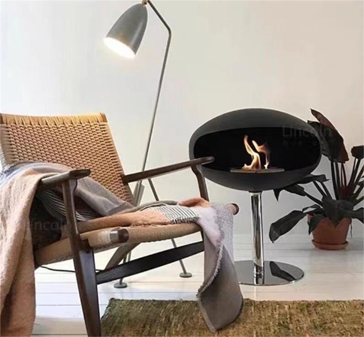 Vnútorný krb na čierny etanol