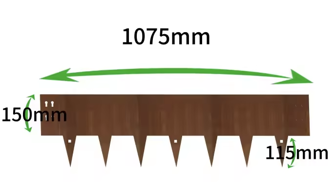 Lawn Edging Of Corten