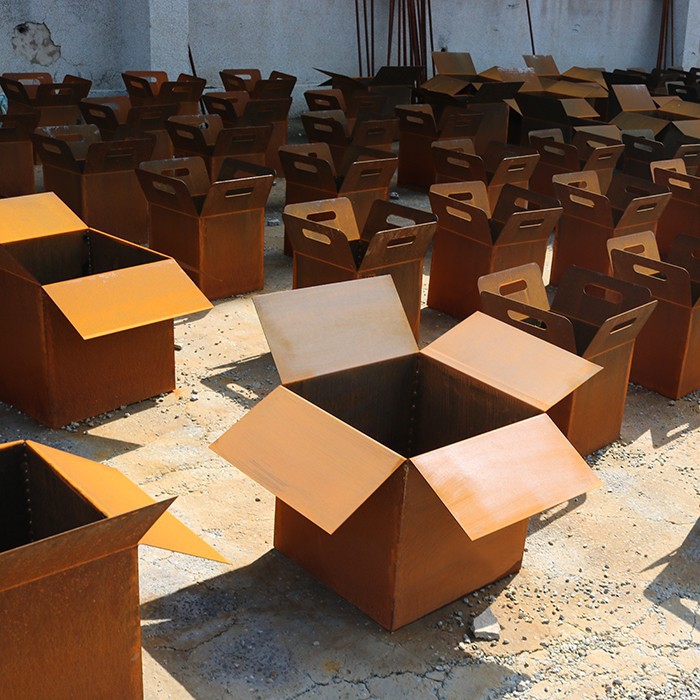 Rusty Steel Flower Planters suppliers