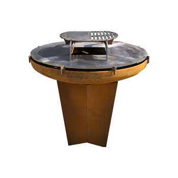 Grilovacie grily na drevené uhlie Corten Steel