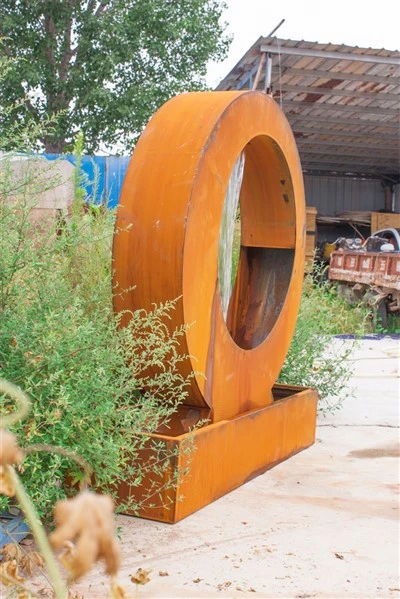 Corten Steel Water Terénne úpravy Vonkajšia vodná funkcia