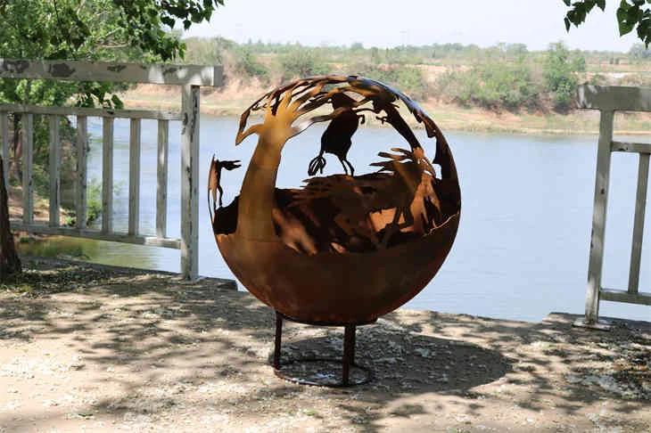 Steel Fire Pits Steel Half Sphere factory