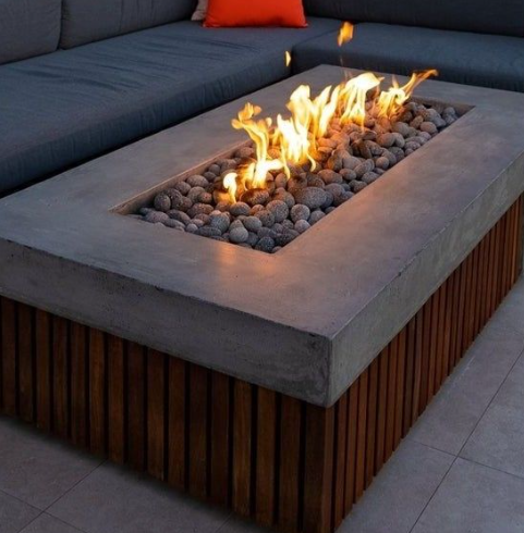 Oceľové patio plynové ohnisko