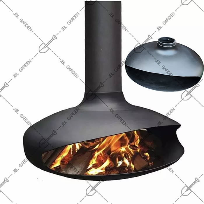 Wood Charcoal Suspended Fireplaces factory